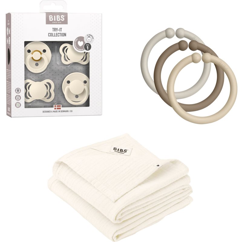 BIBS Baby Gift Set Big ajándékszett újszülötteknek Ivory-Ár