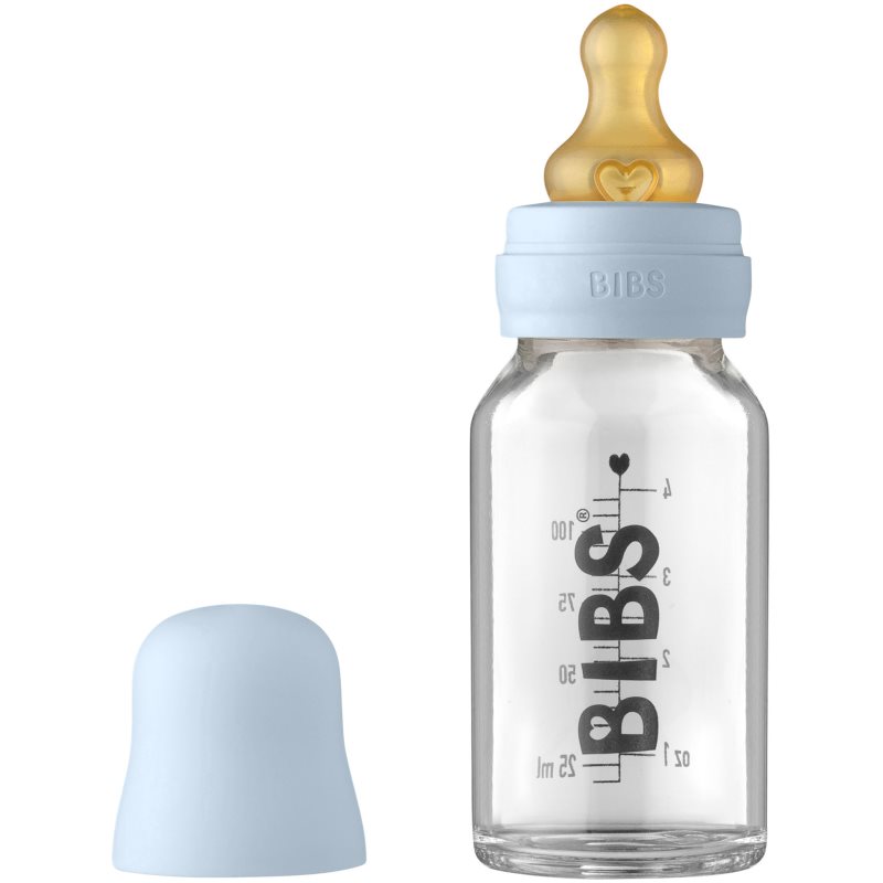 BIBS Baby Glass Bottle 110 ml cumisüveg Baby Blue 110 ml-Ár