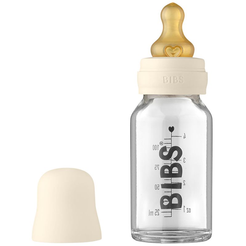 BIBS Baby Glass Bottle 110 ml cumisüveg Ivory 110 ml-Ár
