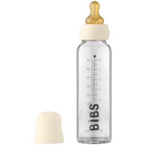 BIBS Baby Glass Bottle 225 ml cumisüveg Ivory 225 ml-Ár