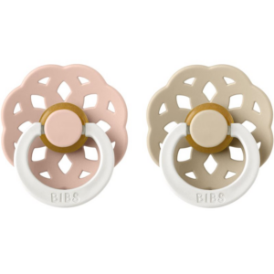 BIBS Boheme Natural Rubber Night Size 2: 6+ months cumi Blush / Vanila 2 db-Ár