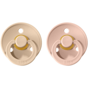 BIBS Colour Natural Rubber Size 1: 0+ months cumi Vanilla / Blush 2 db-Ár