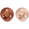 BIBS Colour Natural Rubber Size 1: 0+ months cumi Woodchuck / Blush 2 db-Ár