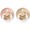 BIBS Colour Natural Rubber Size 2: 6+ months cumi Blush Night / Vanilla Night 2 db-Ár