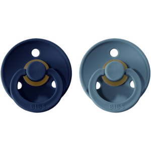 BIBS Colour Natural Rubber Size 2: 6+ months cumi Deep Space / Petrol 2 db-Ár