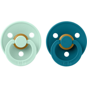 BIBS Colour Natural Rubber Size 2: 6+ months cumi Nordic Mint / Forest 2 db-Ár