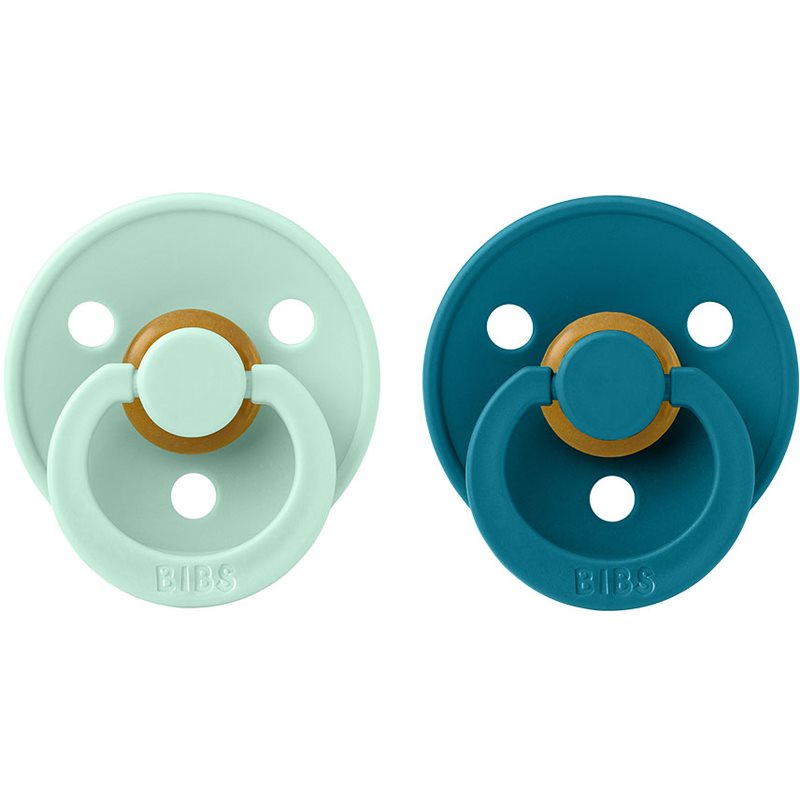 BIBS Colour Natural Rubber Size 2: 6+ months cumi Nordic Mint / Forest 2 db-Ár