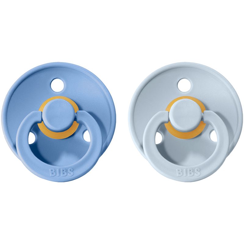 BIBS Colour Natural Rubber Size 2: 6+ months cumi Sky Blue / Baby Blue 2 db-Ár