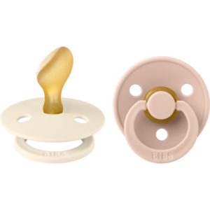 BIBS Colour Size 1: Anatomical 0-6 months cumi Ivory / Blush 2 db-Ár