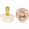 BIBS Colour Size 1: Symmetrical 0-6 months cumi Ivory / Blush 2 db-Ár