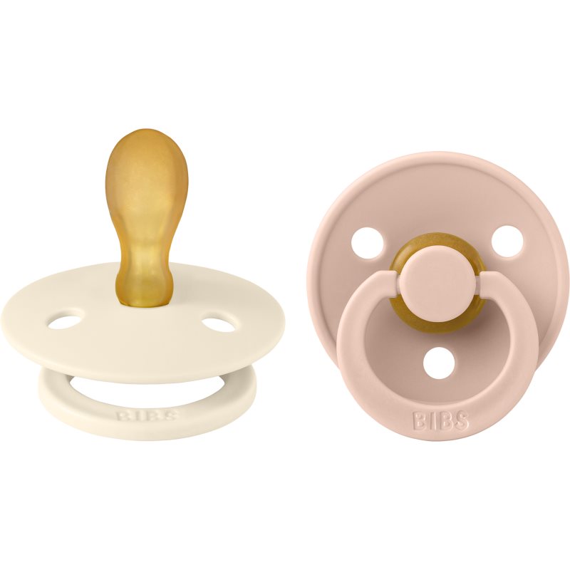 BIBS Colour Size 2: Symmetrical 6+ months cumi Ivory / Blush 2 db-Ár