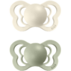 BIBS Couture Natural Rubber Size 1: 0+ months cumi Ivory / Sage 2 db-Ár