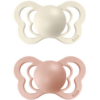 BIBS Couture Natural Rubber Size 2: 6+ months cumi Ivory / Blush 2 db-Ár