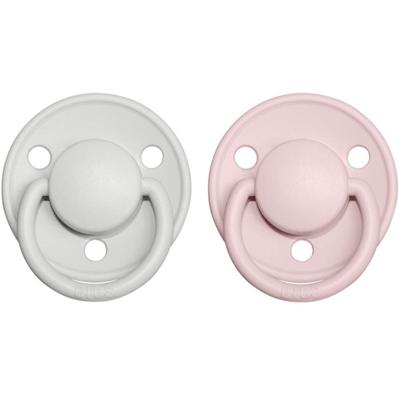 BIBS De Lux Natural Rubber Size 2: 6+ months cumi Haze / Blossom 2 db-Ár