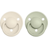 BIBS De Lux Natural Rubber Size 2: 6+ months cumi Ivory / Sage 2 db-Ár