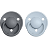 BIBS De Lux One Size cumi Iron / BabyBlue 2 db-Ár