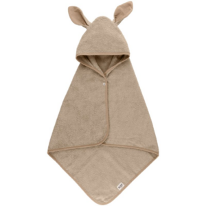 BIBS Kangarooo Hoodie Towel kapucnis törülköző Vanila 65 x 65 mc 1 db-Ár