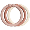 BIBS Loops akasztókarikák Blush / Woodchuck / Ivory 12 db-Ár