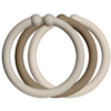 BIBS Loops akasztókarikák Sand / Dark Oak / Vanilla 12 db-Ár