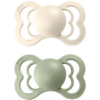 BIBS Supreme Natural Rubber Size 1: 0+ months cumi Ivory / Sage 2 db-Ár