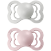 BIBS Supreme Natural Rubber Size 2: 6+ months cumi Haze / Blossom 2 db-Ár