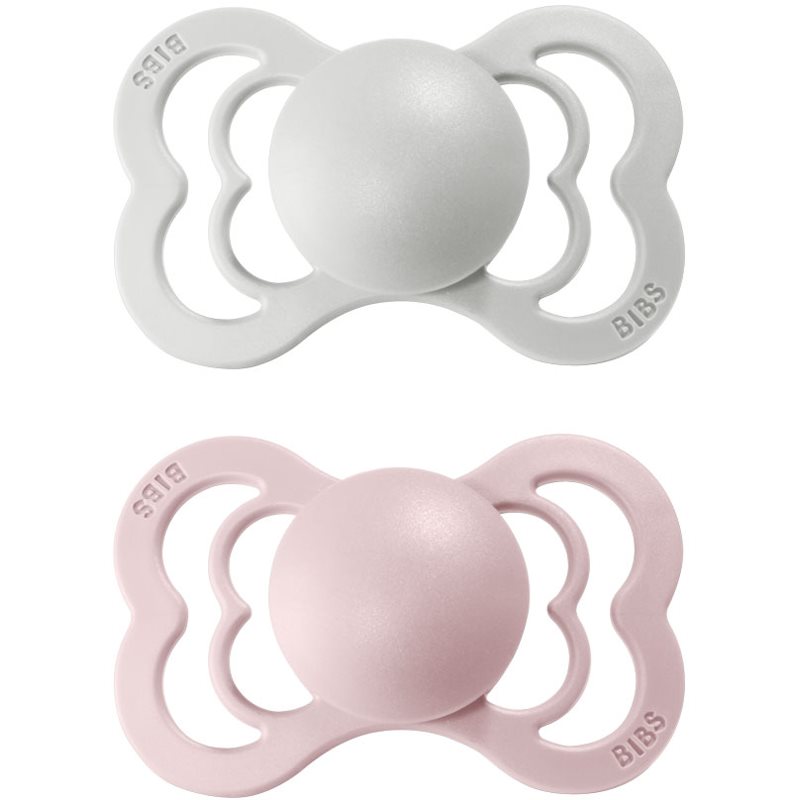 BIBS Supreme Natural Rubber Size 2: 6+ months cumi Haze / Blossom 2 db-Ár