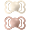 BIBS Supreme Natural Rubber Size 2: 6+ months cumi Ivory / Blush 2 db-Ár