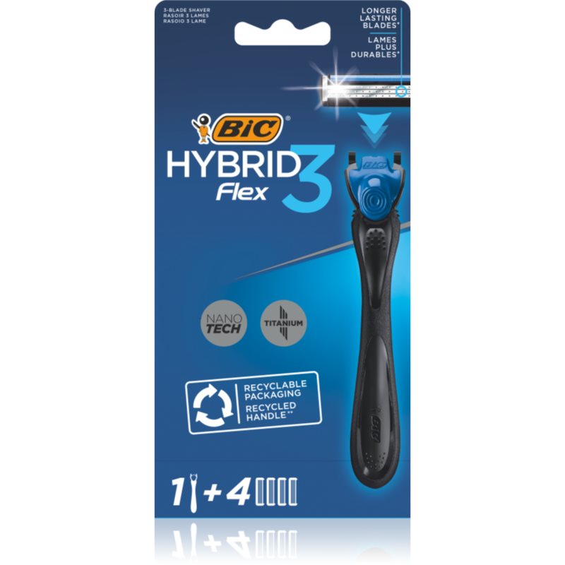 BIC FLEX3 Hybrid borotva + cserepenge 4 db-Ár