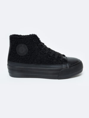 BIG STAR SHOES Bélelt Női Tornacipő Báránybőr Big Star
