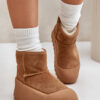 BIG STAR SHOES Bélelt Velúr Hótalpak Platformon Big Star