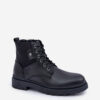 BIG STAR SHOES Bőr Bélelt Bokacipő Férfi Big Star