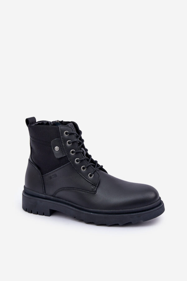 BIG STAR SHOES Bőr Bélelt Bokacipő Férfi Big Star