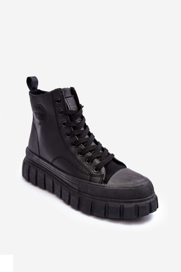 BIG STAR SHOES Bőr bélelt cipzáras tornacipő Big Star