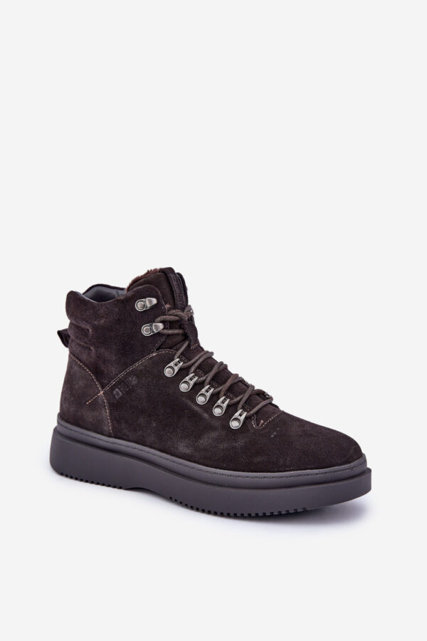 BIG STAR SHOES Bőr férfi szigetelt csizmák Big Star