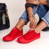 BIG STAR SHOES Damskie Trampki Big Star Czerwone