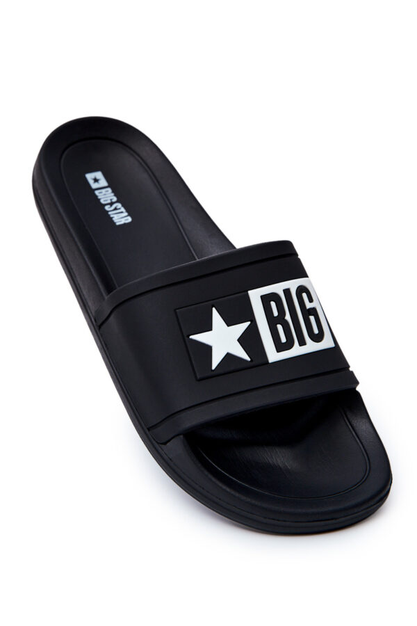 BIG STAR SHOES Férfi Big Star gumi papucs fekete
