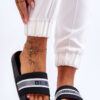 BIG STAR SHOES Gumi papucs Big Star JJ274A263 fekete