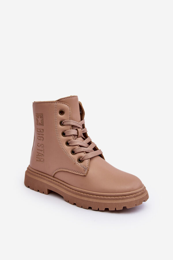 BIG STAR SHOES Gyerek bőr szőrme bélelt csizma Big Star