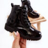 BIG STAR SHOES Gyerek lakkozott meleg csizma Big Star