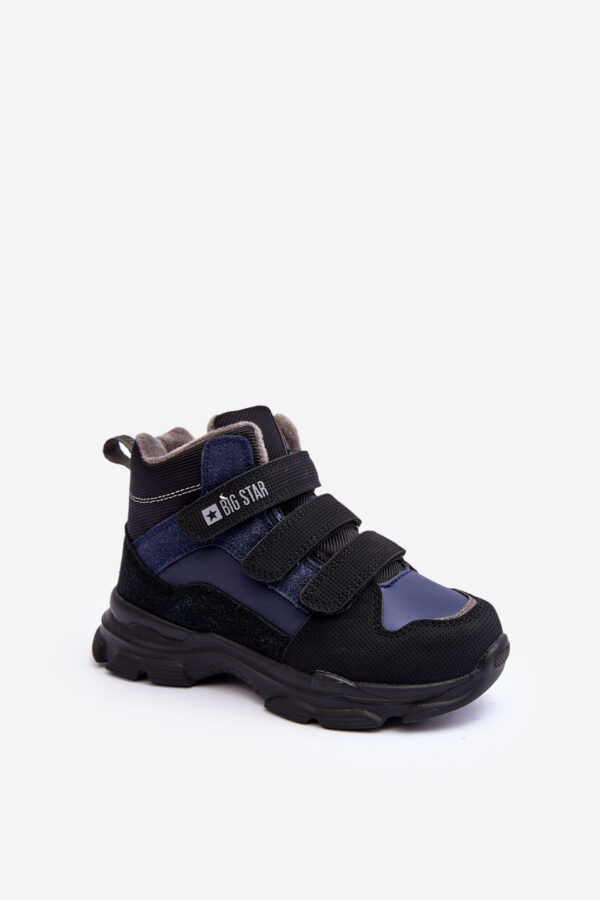 BIG STAR SHOES Gyermek Snow Boots Trapper szigetelt Navy Big Star