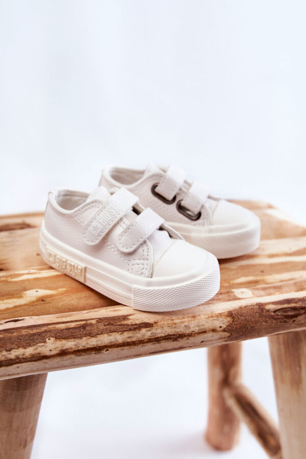 BIG STAR SHOES Gyermek bőr tornacipő tépőzárral BIG STAR