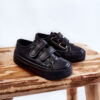 BIG STAR SHOES Gyermek bőr tornacipő tépőzárral BIG STAR
