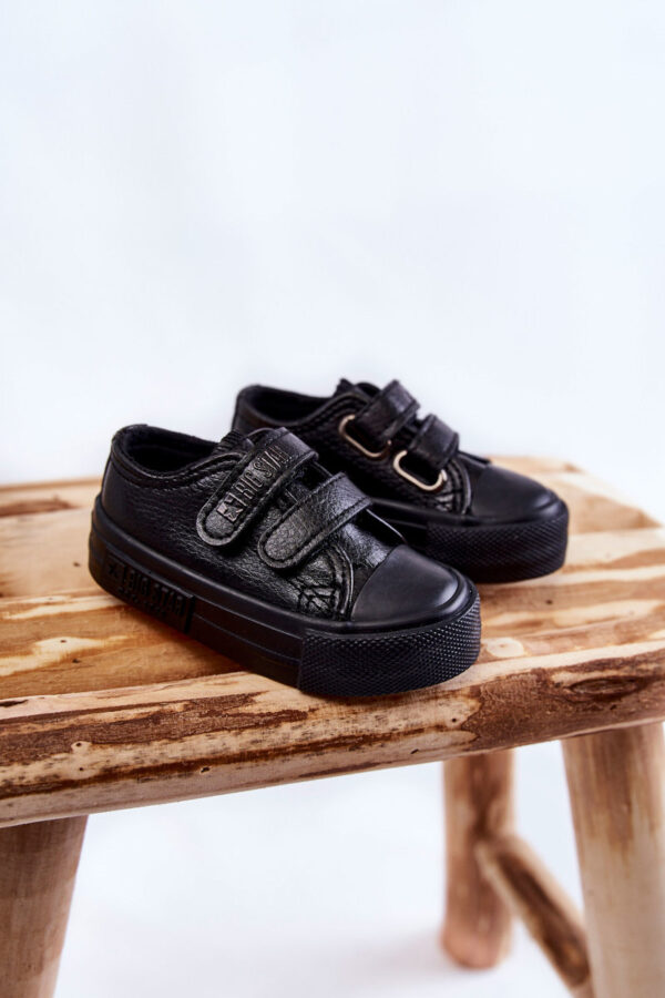 BIG STAR SHOES Gyermek bőr tornacipő tépőzárral BIG STAR