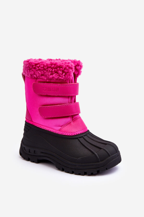 BIG STAR SHOES Gyermek hócsizma fűzős Big Star Fuchsia