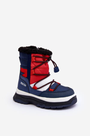 BIG STAR SHOES Gyermek szigetelt cipzáras hócsizma Sötétkék Big Star