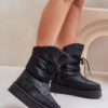 BIG STAR SHOES Hópárnás csizmák platformon cipzárral Big Star