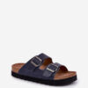BIG STAR SHOES Könnyű Férfi Papucsok Csattal Eko Bőr Big Star