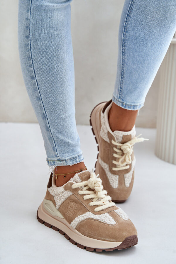 BIG STAR SHOES Meleg Női Bőr Sneakers Big Star