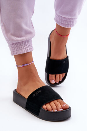 BIG STAR SHOES Női Velúr Platform szandál Big Star