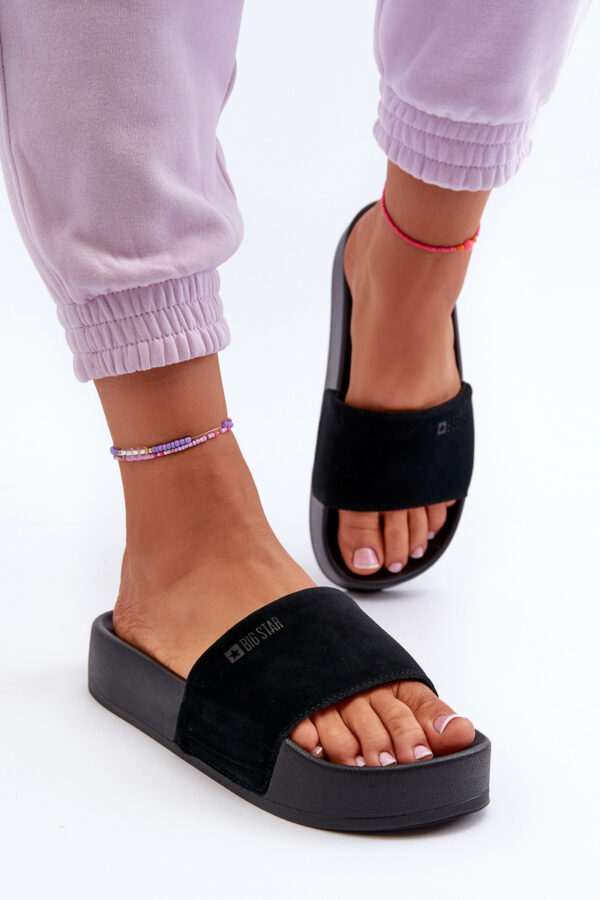 BIG STAR SHOES Női Velúr Platform szandál Big Star